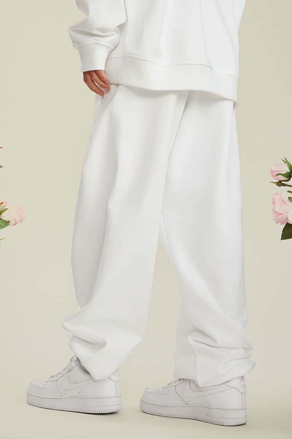 Heavyweight Fleece-Lined Joggers with Elastic Cuffs