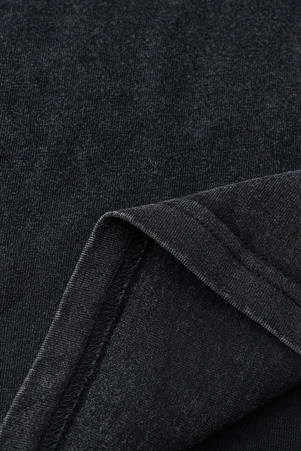 Loose Retro Flip Phone Print Long Sleeve T-Shirt