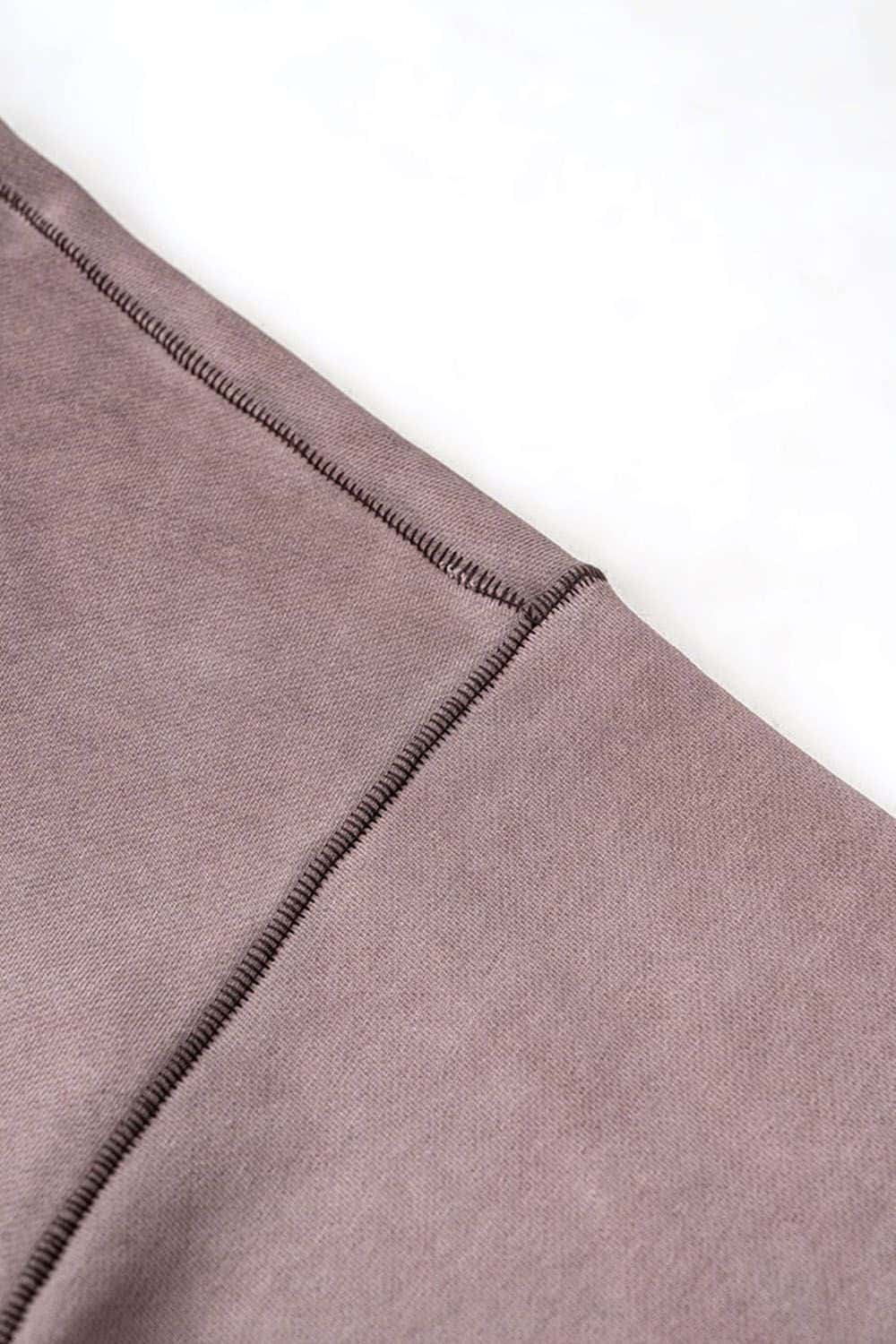 Loose Silhouette Washed Crew Neck Sweatshirt