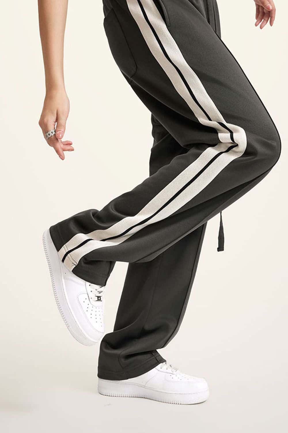 Casual Side-Stripe Jogger Pants