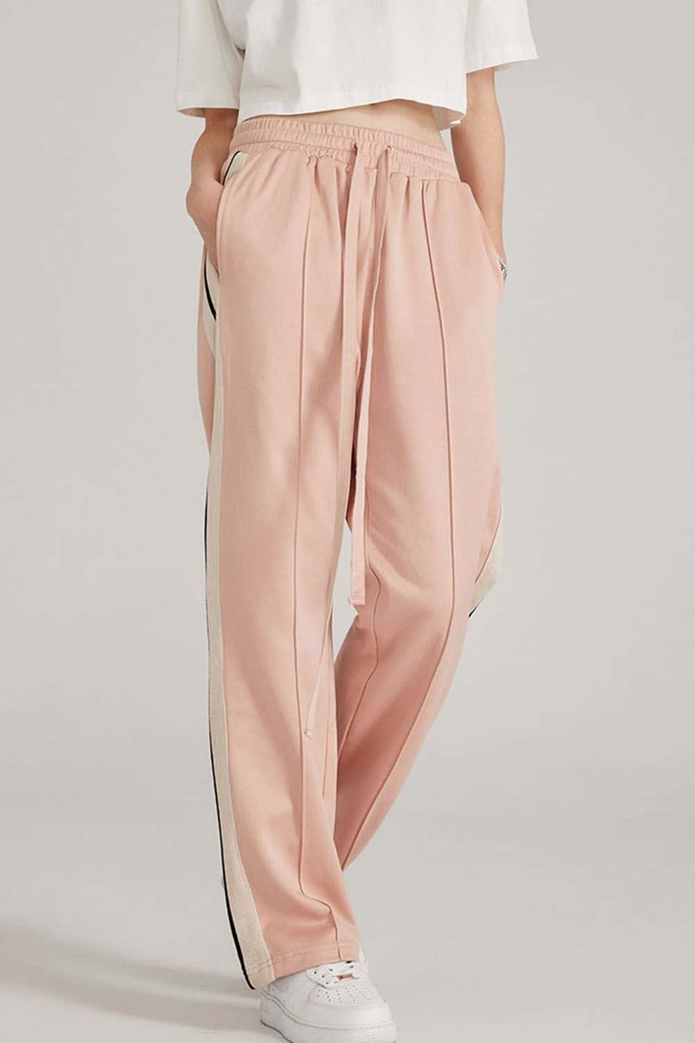 Casual Side-Stripe Jogger Pants