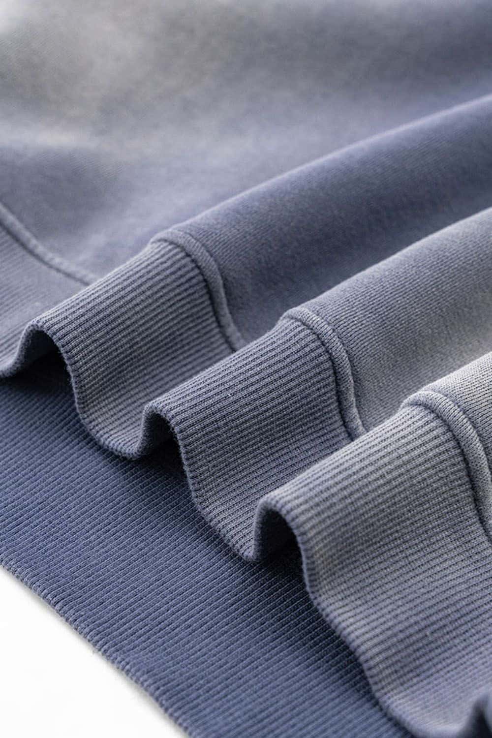 Vintage Hiphop Gradient Fleece Crewneck Sweatshirt