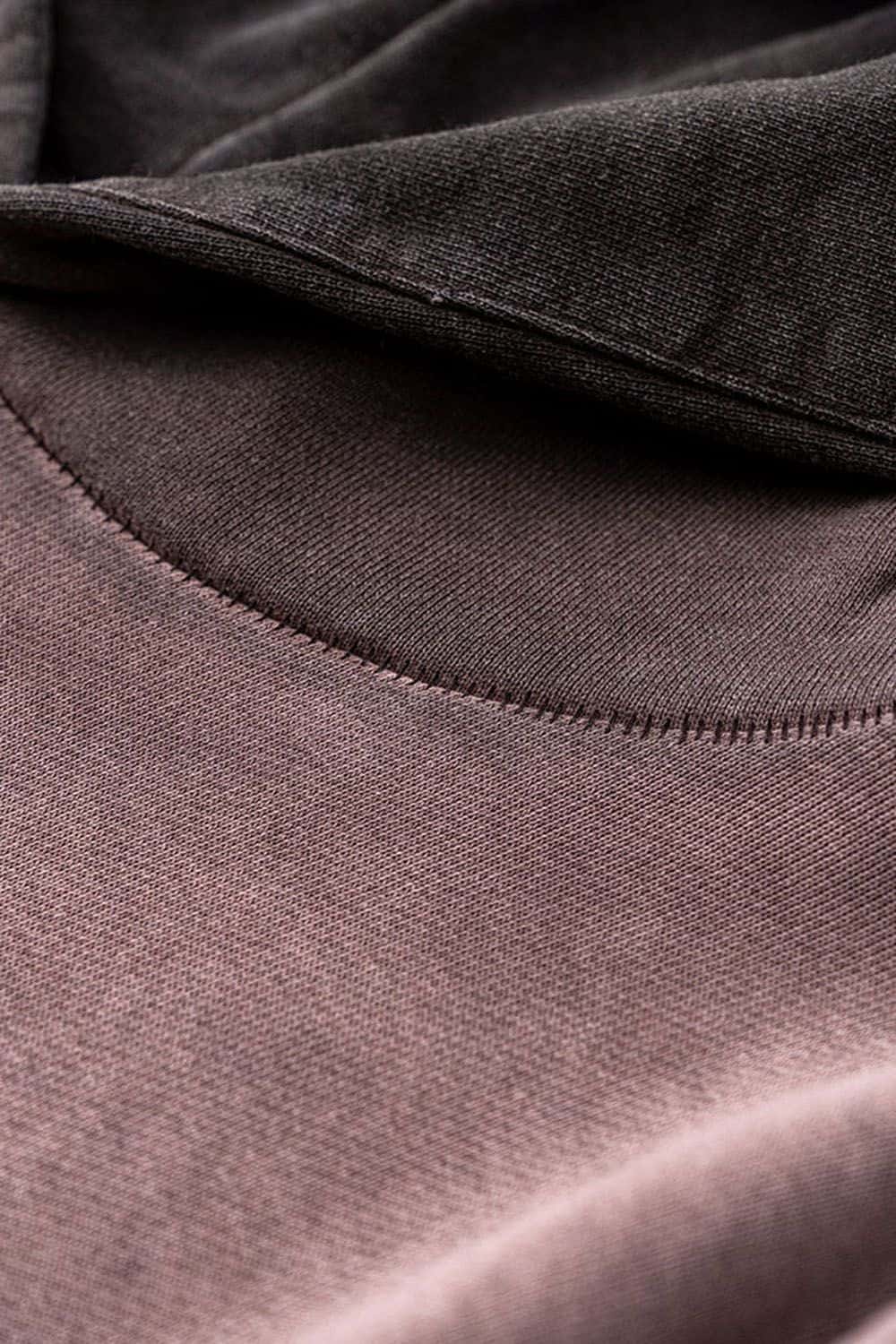 Vintage Contrast Wash Gradient Hoodie