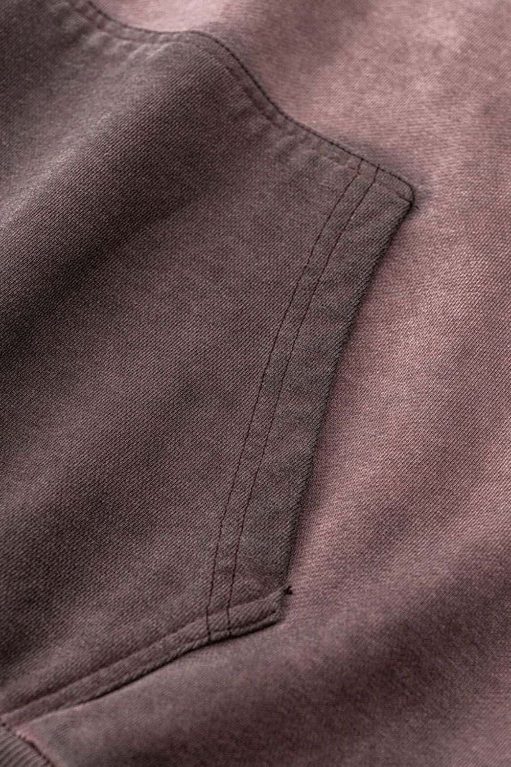 Vintage Contrast Wash Gradient Hoodie