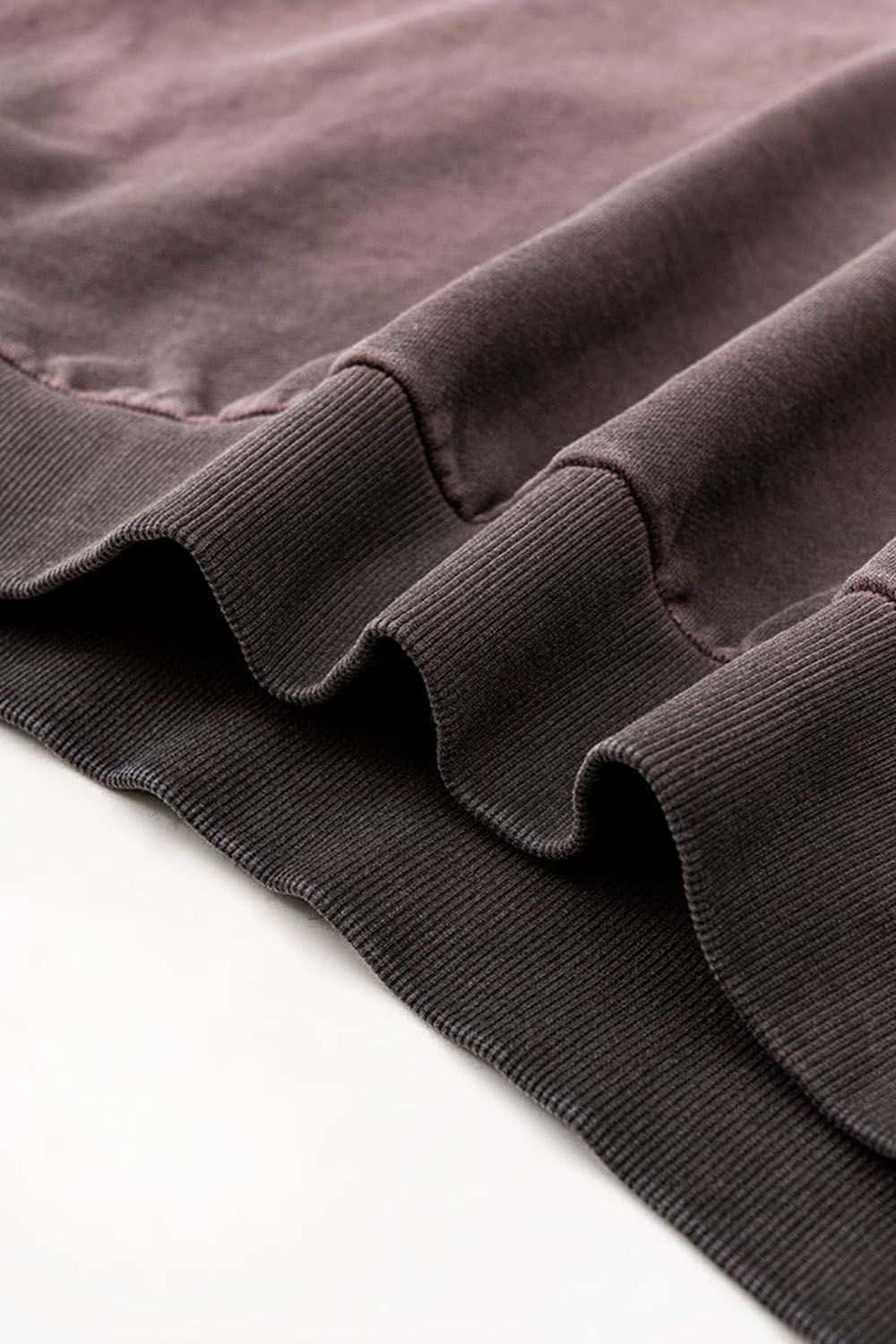 Vintage Contrast Wash Gradient Hoodie