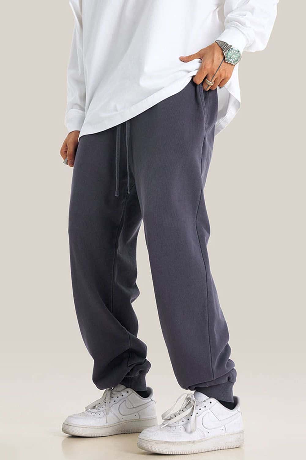 Streetwear Trendy Loose Casual Joggers with Tapered Cuffs