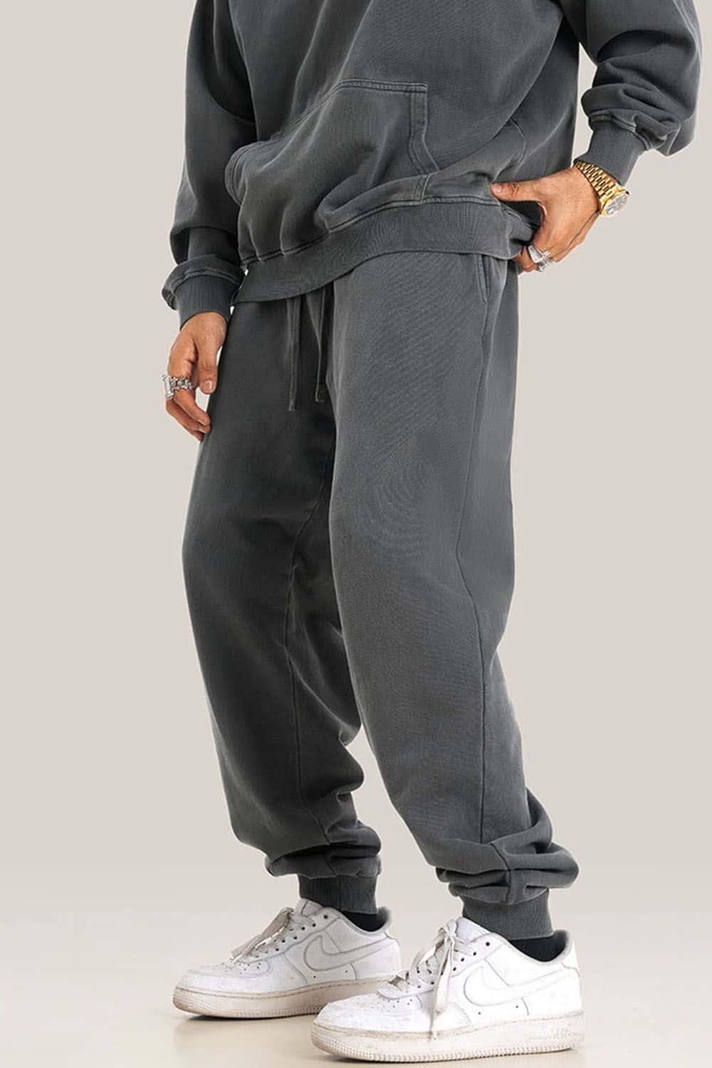 Streetwear Trendy Loose Casual Joggers with Tapered Cuffs