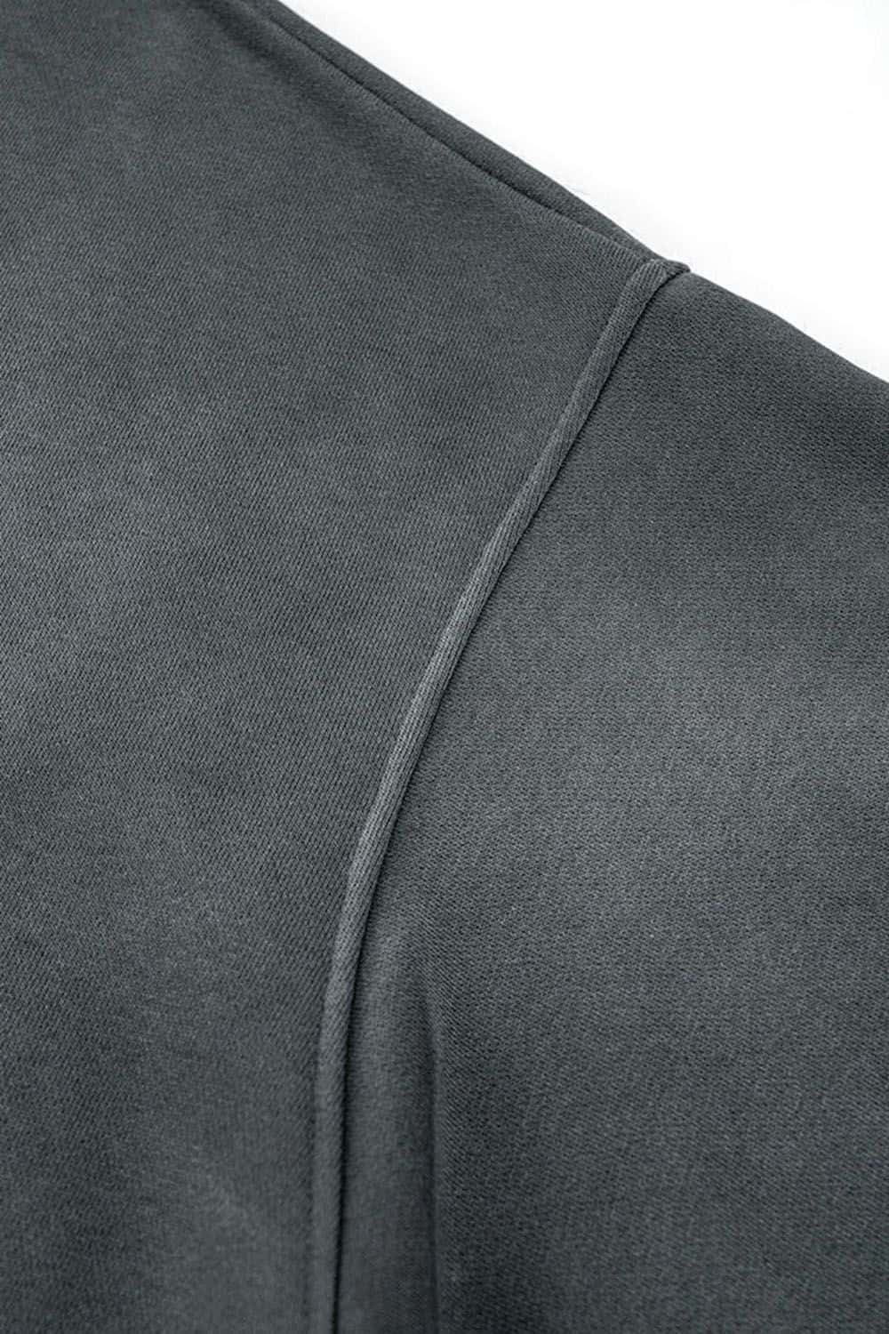 Heavyweight 370g Vintage Wash Versatile Oversized Pullover