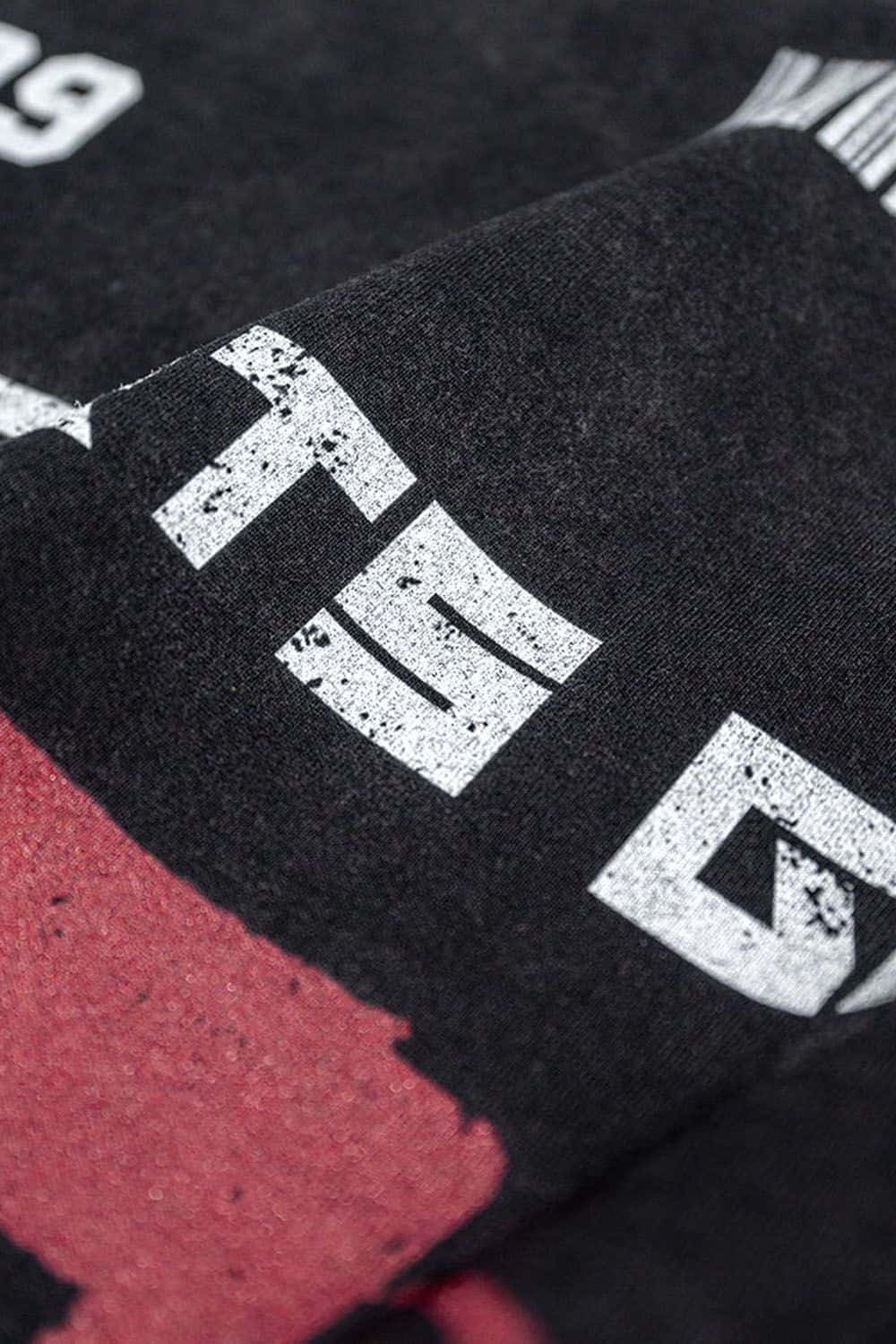 Sports Glaze Graphic Water-Washed Cotton Long-Sleeve T-Shirt