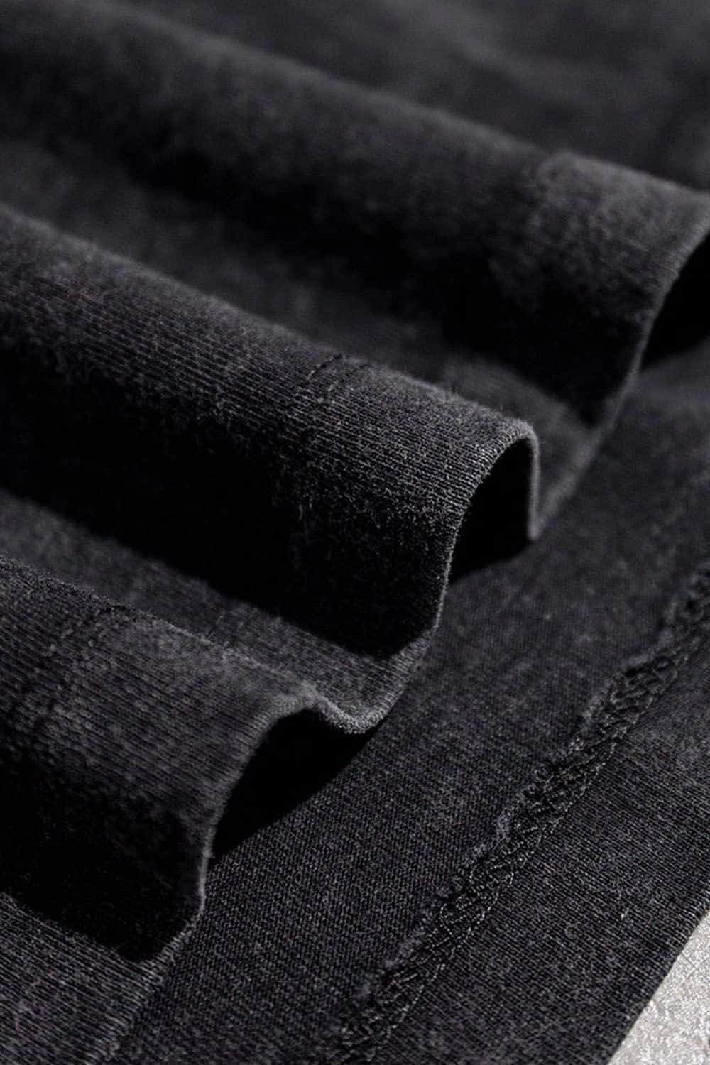 Sports Glaze Graphic Water-Washed Cotton Long-Sleeve T-Shirt