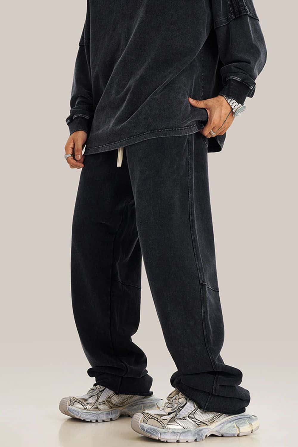 Vintage Heavyweight Water-Washed Jogger Pants