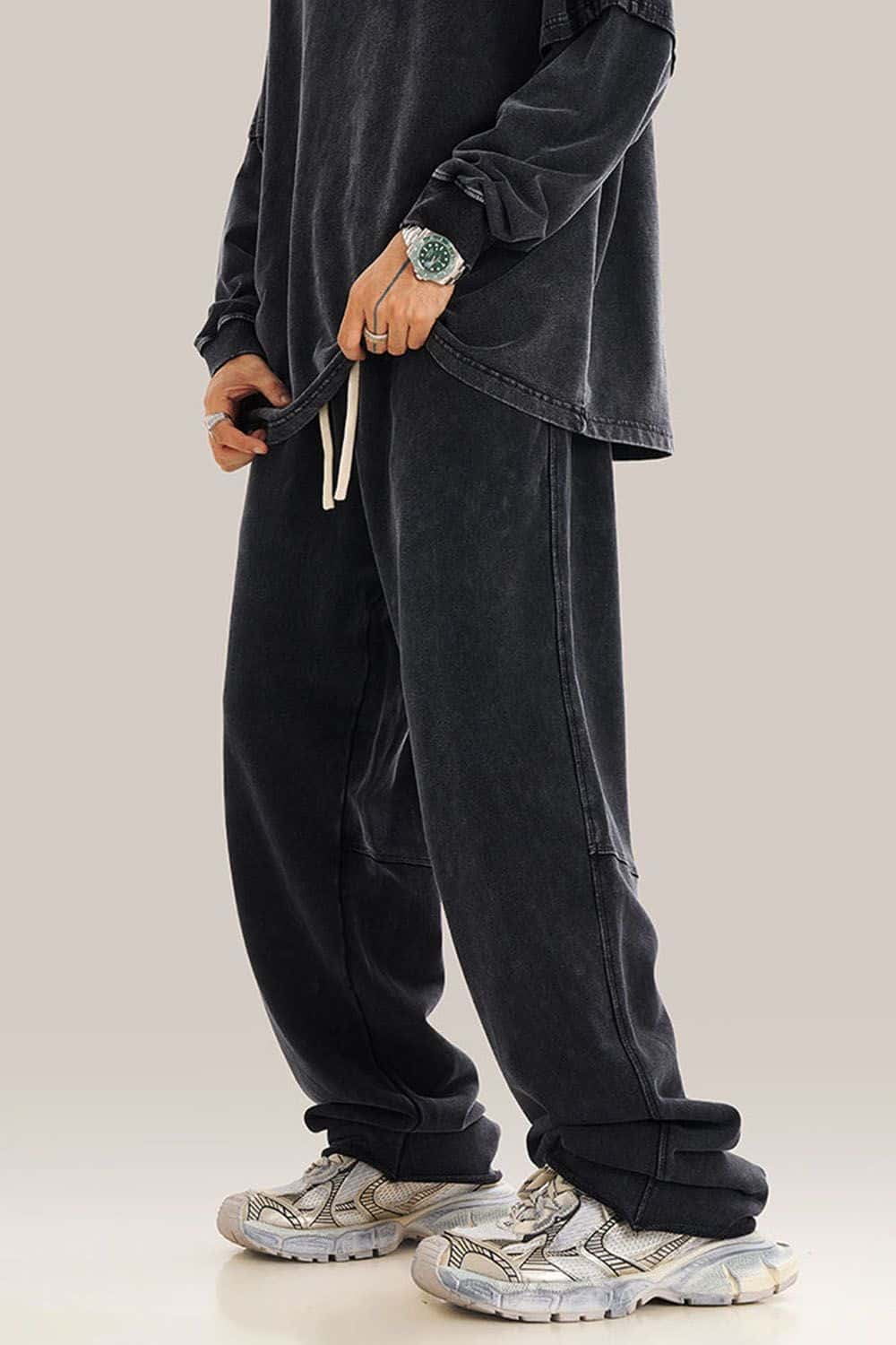 Vintage Heavyweight Water-Washed Jogger Pants