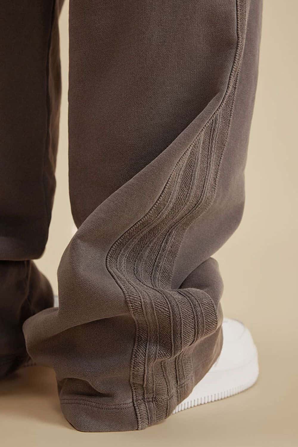 Heavyweight 450g Water-Washed Straight-Leg Jogger Pants