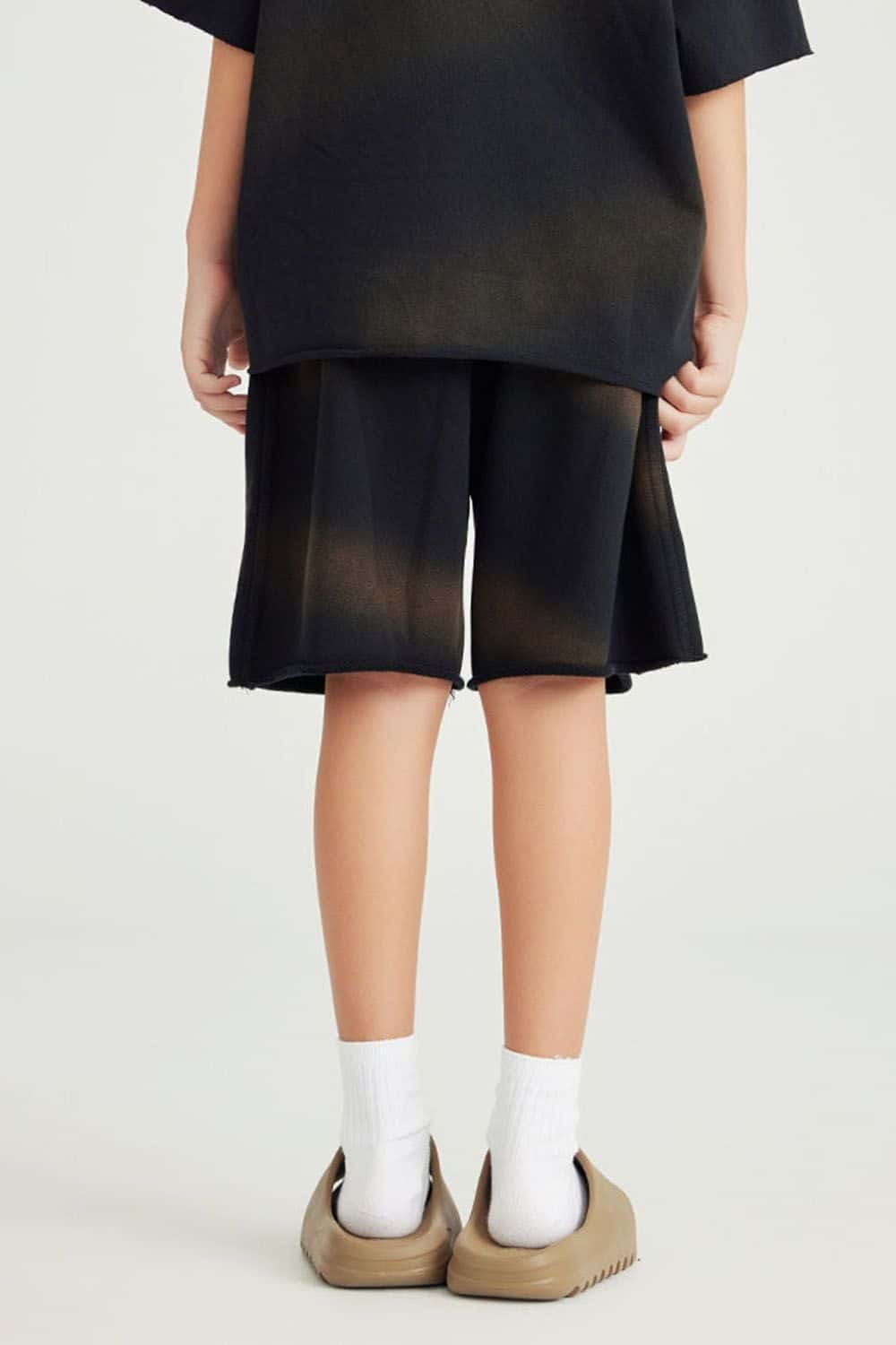 Kids' Casual Washed Sports Shorts
