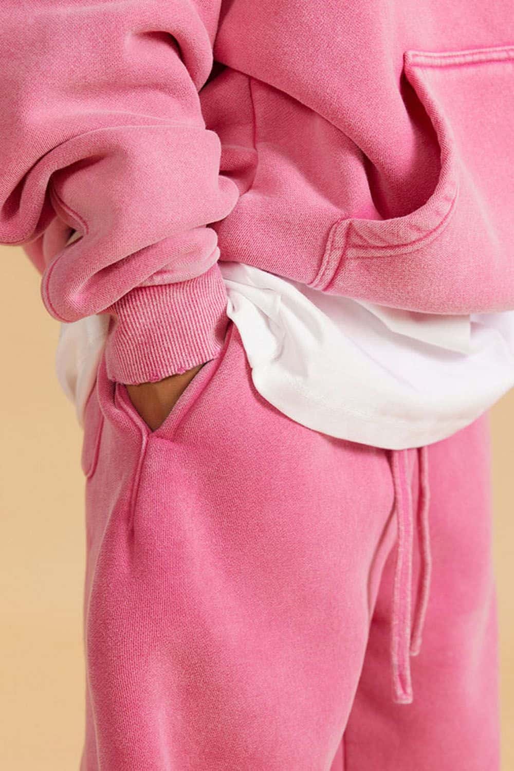 Boys' Washed Fleece-Lined Jogger Pants with Elastic Cuffs