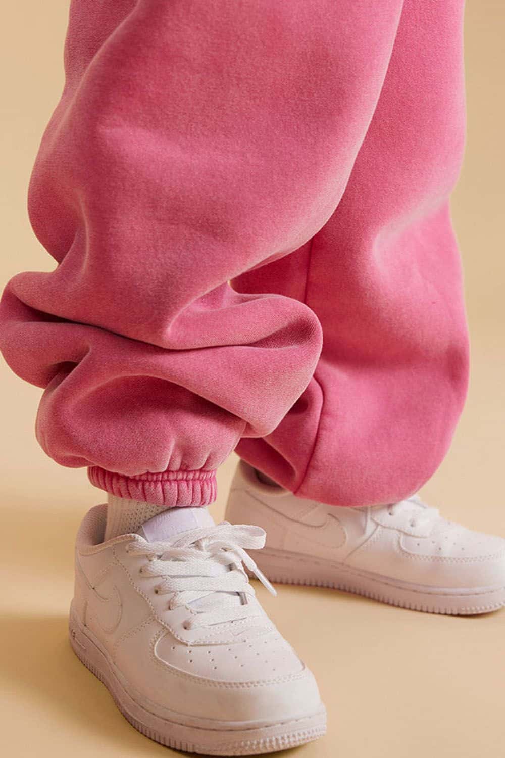 Boys' Washed Fleece-Lined Jogger Pants with Elastic Cuffs