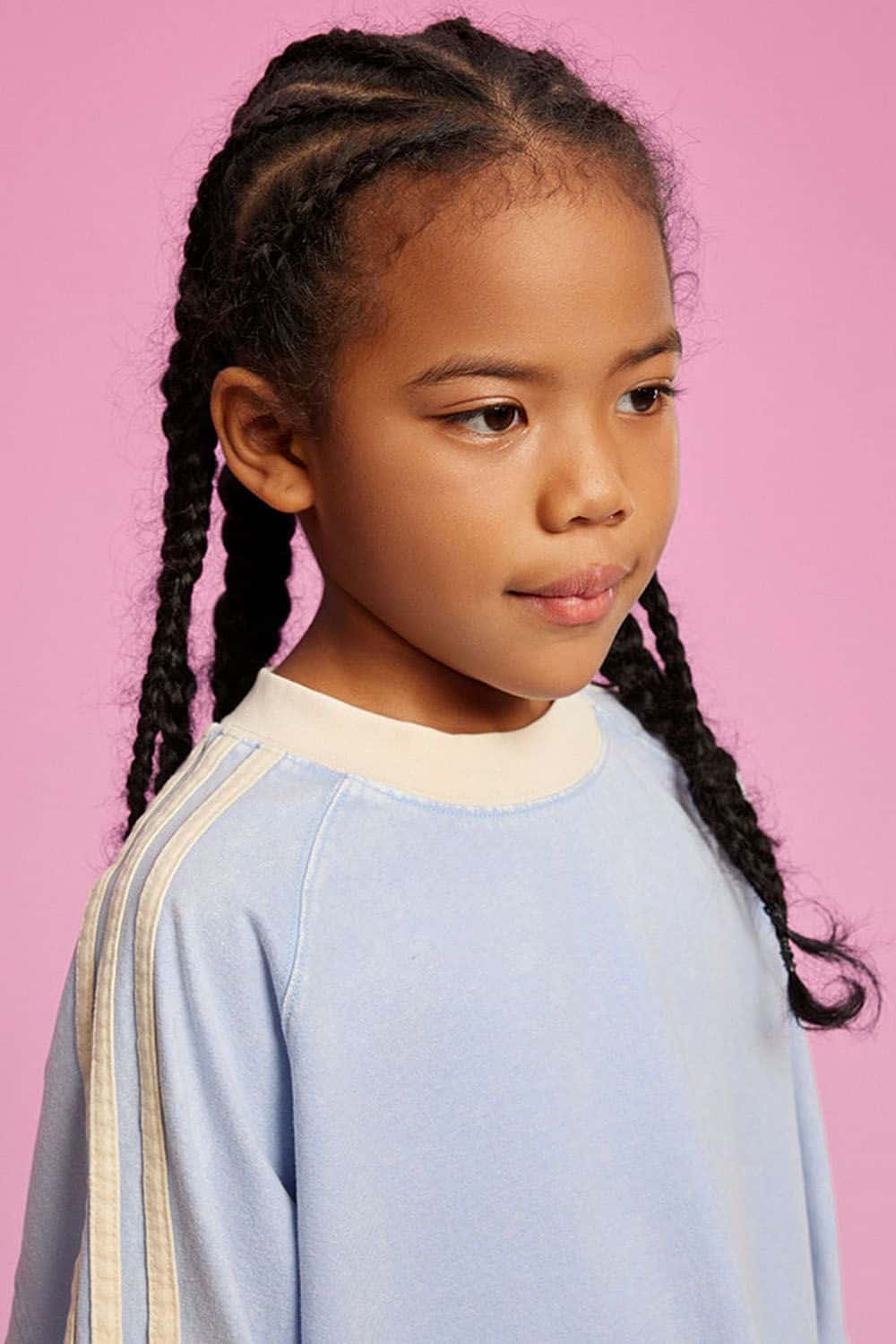 Kids' Sports Style Long-Sleeve Cotton T-Shirt with Drop Shoulder Design