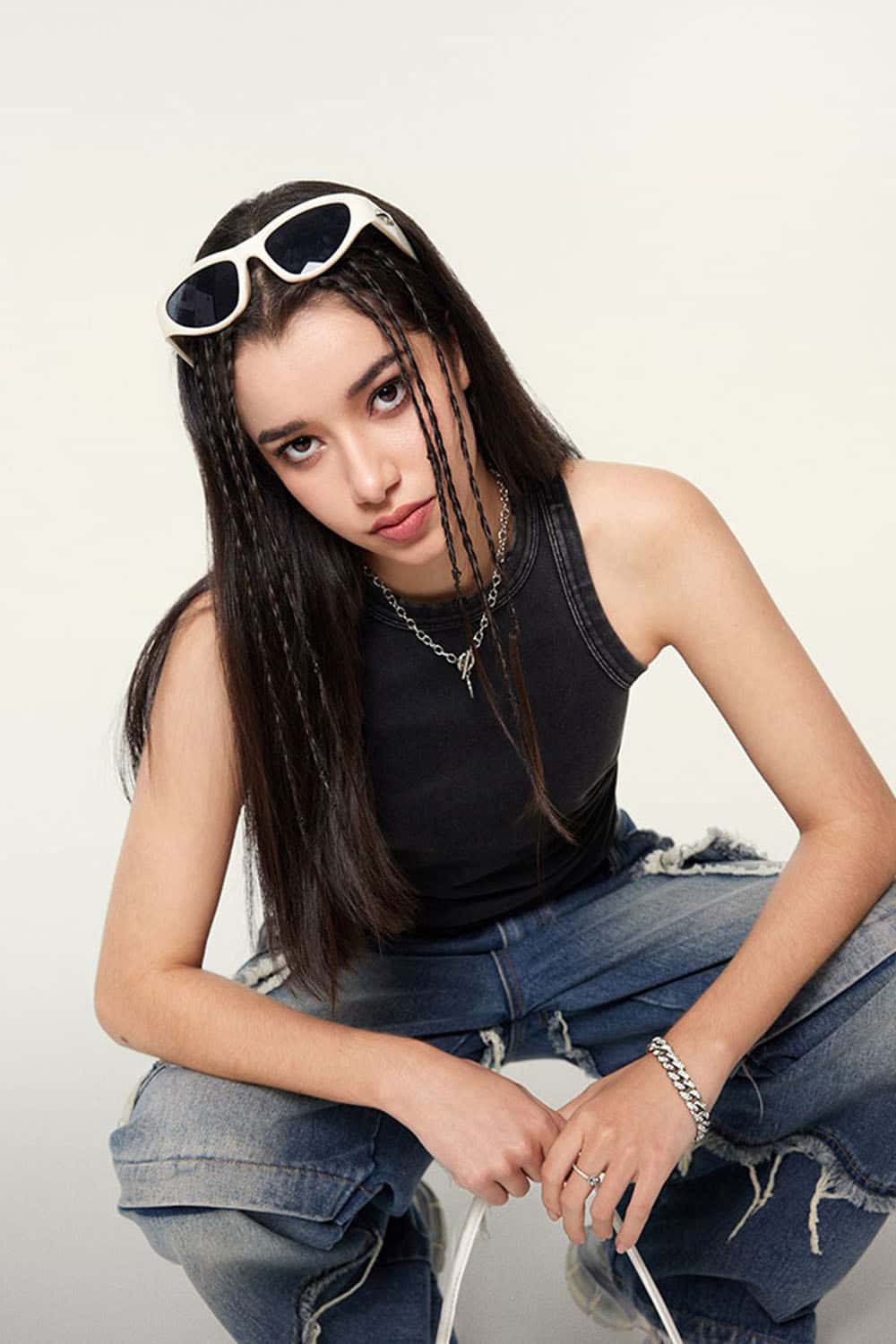 Women's Street Style Pleated Tank Top