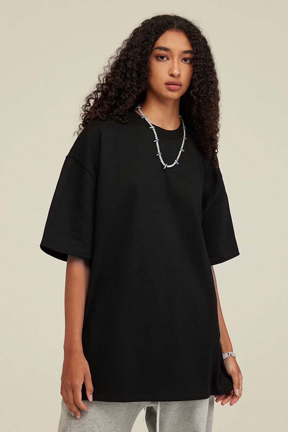 Heavyweight Cotton Oversized Short Sleeve T-Shirt