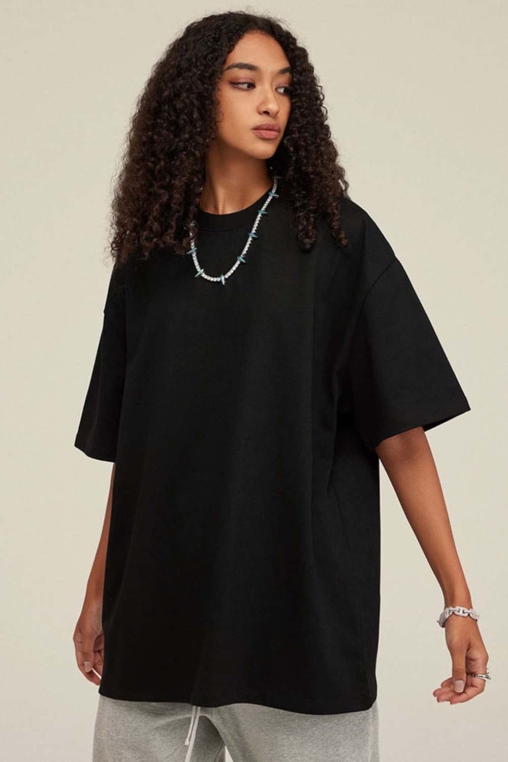 Heavyweight Cotton Oversized Short Sleeve T-Shirt
