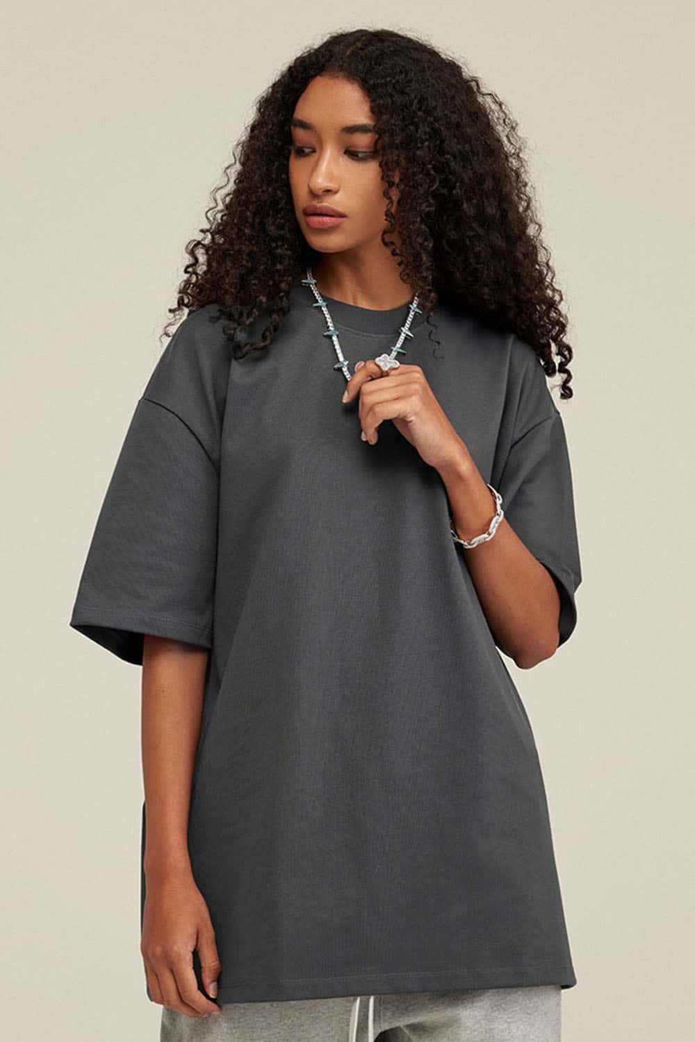 Heavyweight Cotton Oversized Short Sleeve T-Shirt