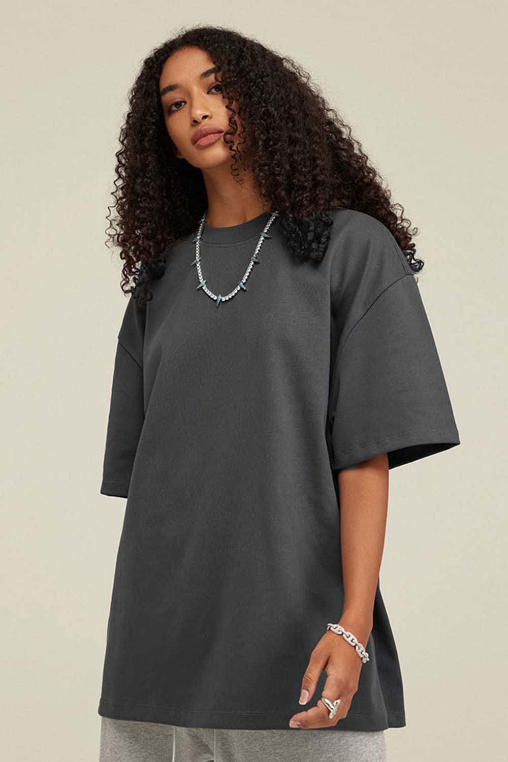 Heavyweight Cotton Oversized Short Sleeve T-Shirt
