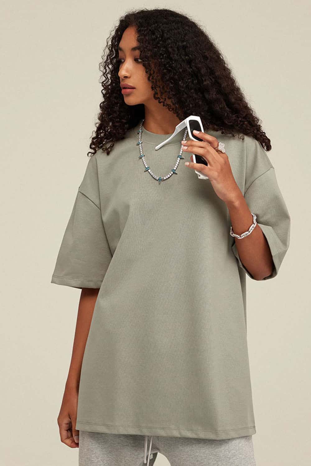 Heavyweight Cotton Oversized Short Sleeve T-Shirt
