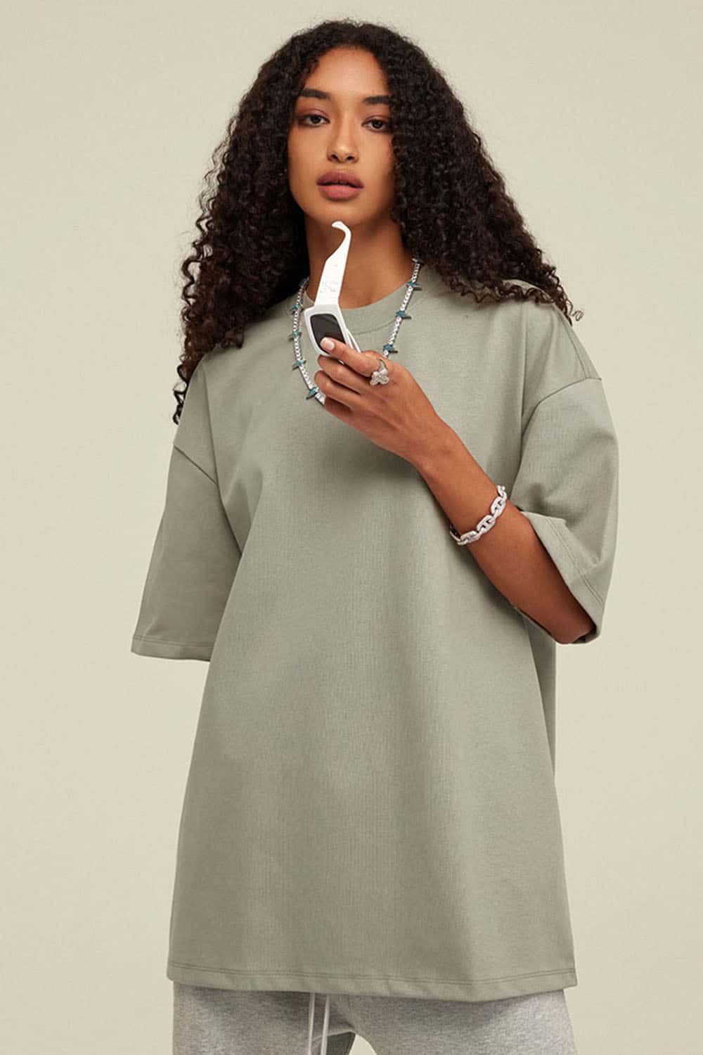 Heavyweight Cotton Oversized Short Sleeve T-Shirt