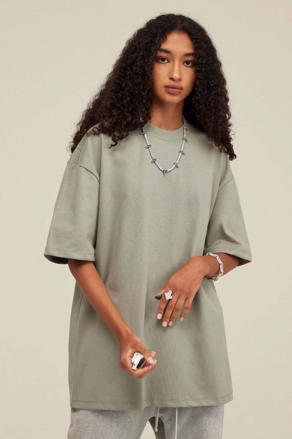 Heavyweight Cotton Oversized Short Sleeve T-Shirt