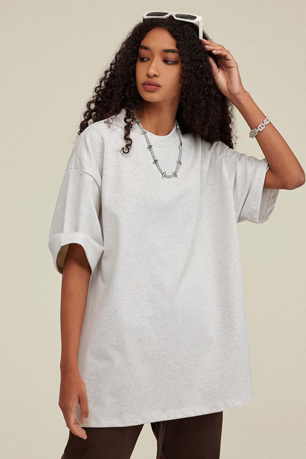 Heavyweight Cotton Oversized Short Sleeve T-Shirt