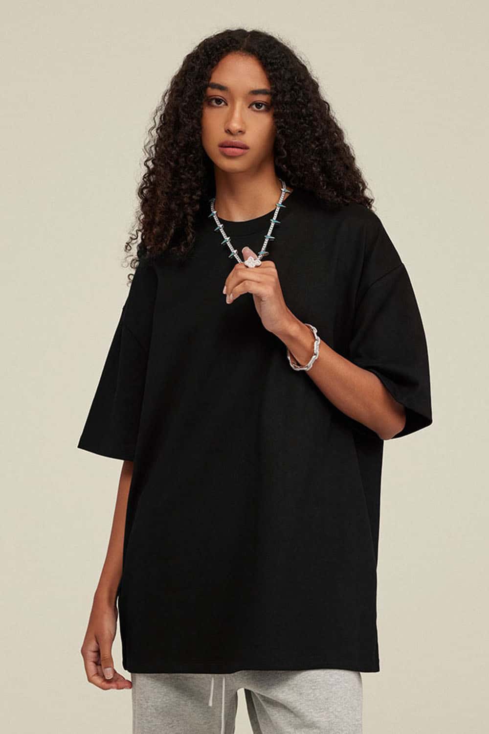 Heavyweight Cotton Oversized Short Sleeve T-Shirt