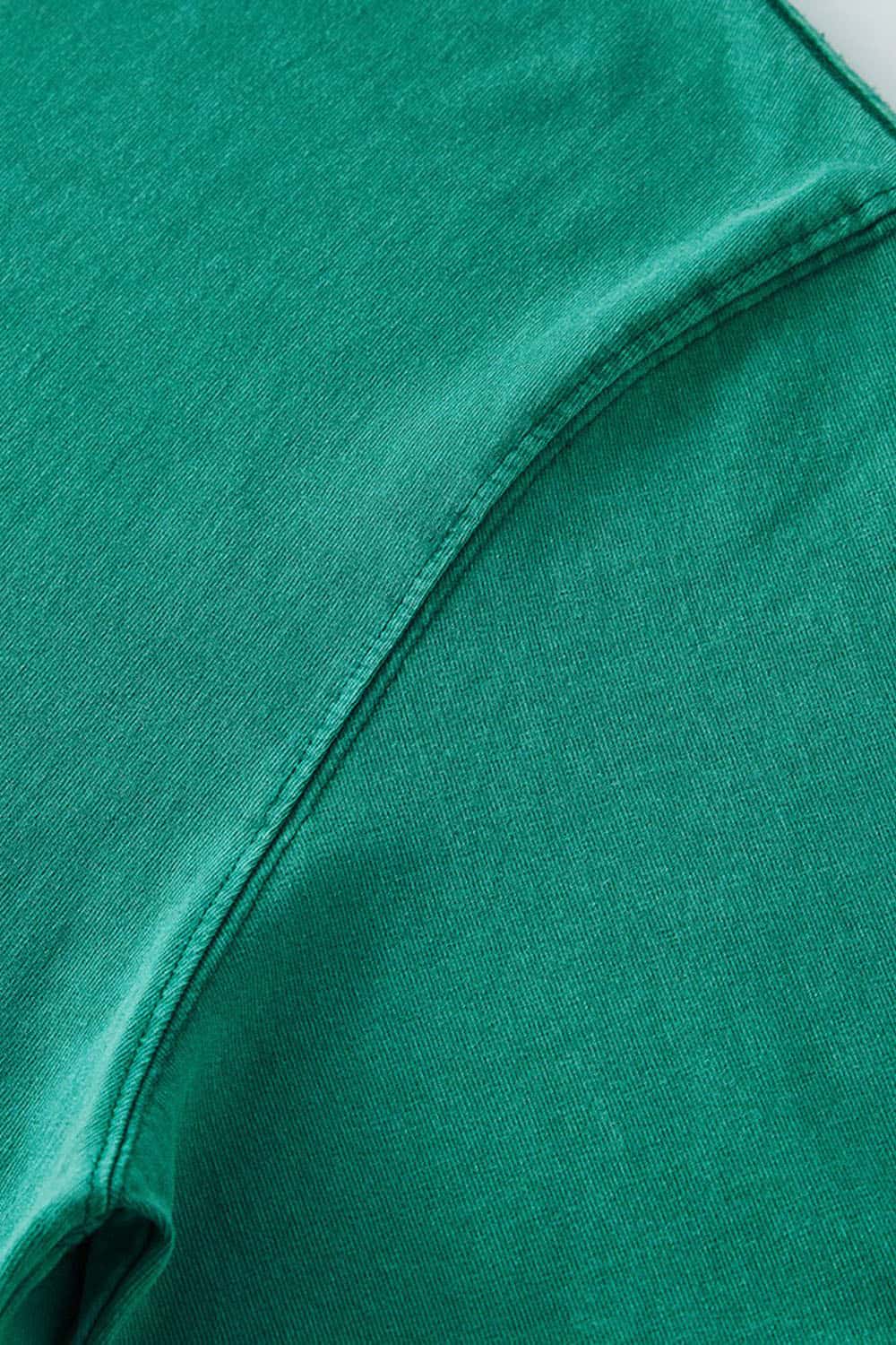 Unisex 270g Pure Cotton Washed Vintage Loose T-Shirt