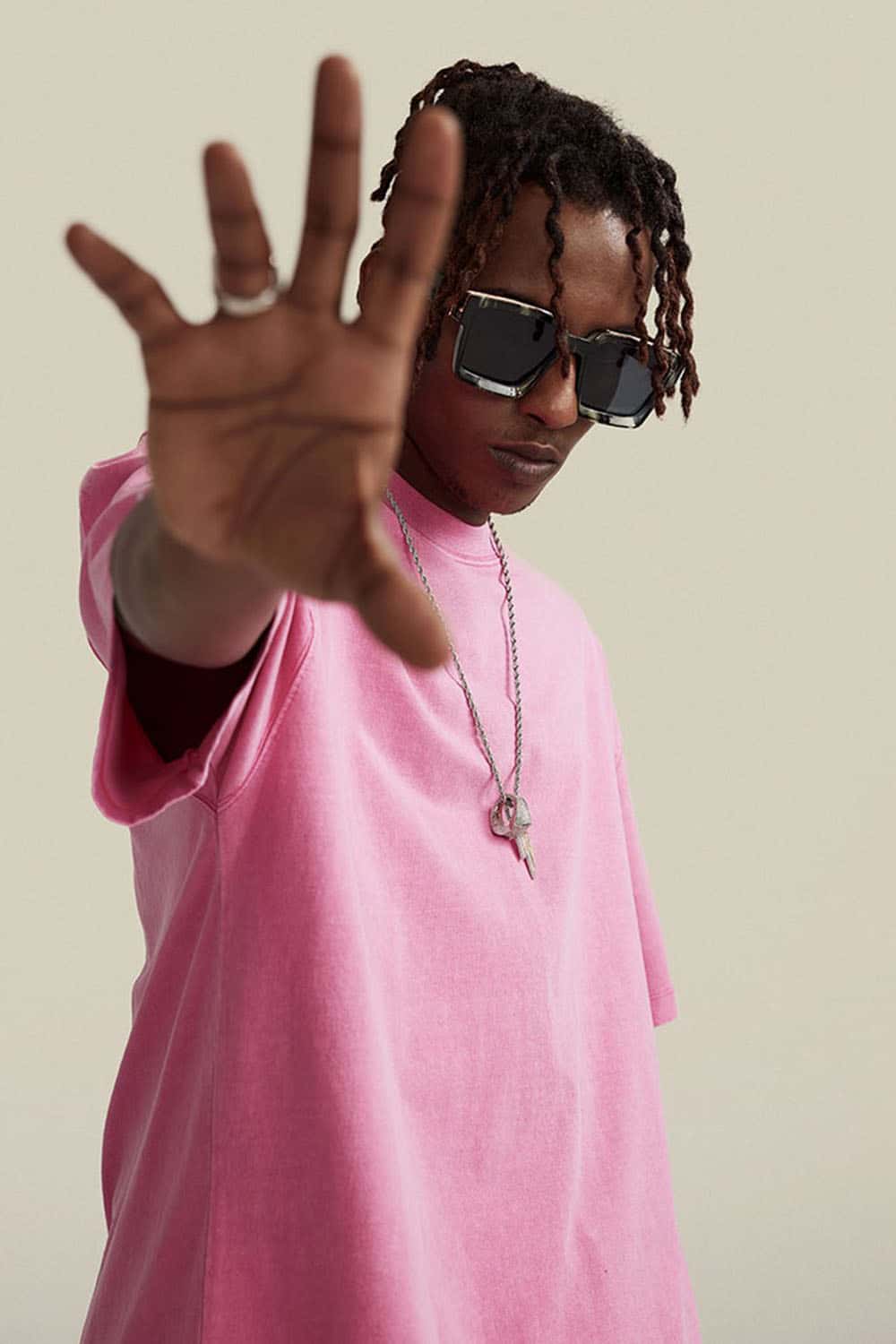 Unisex 270g Pure Cotton Washed Vintage Loose T-Shirt