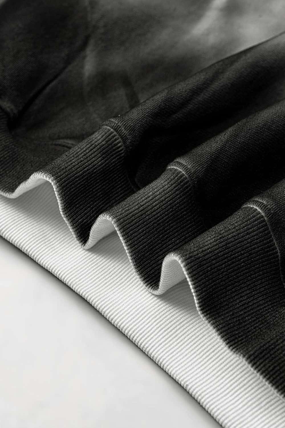 Street Style Washed Spray-Dye Distressed Fleece Hoodie