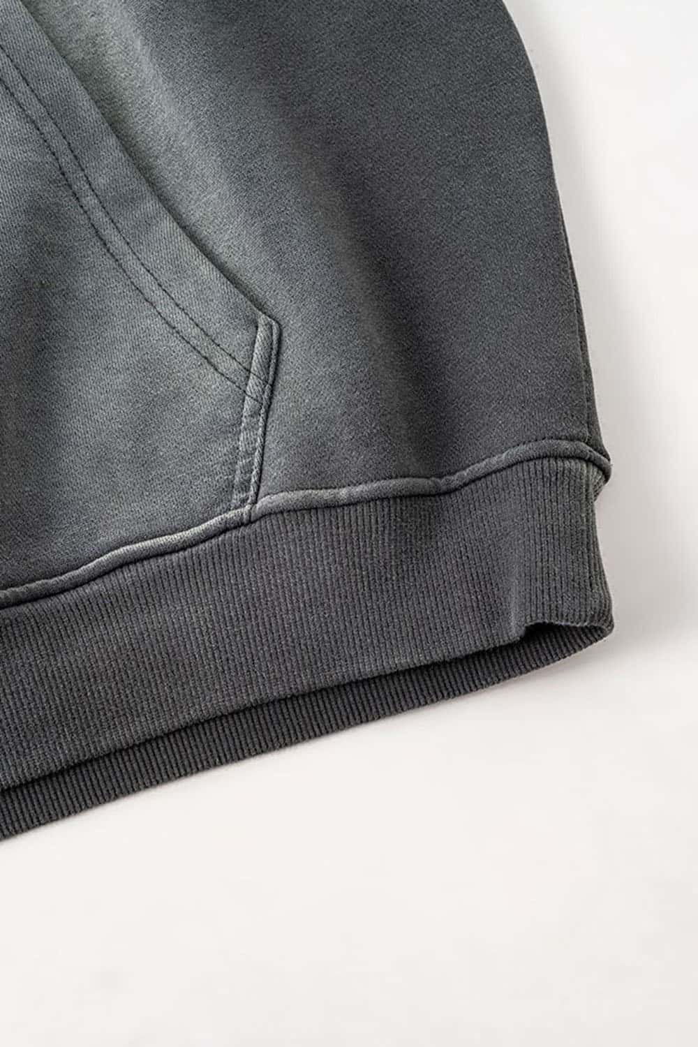 Vintage Metal Rock Distressed Washed Loose Hoodie