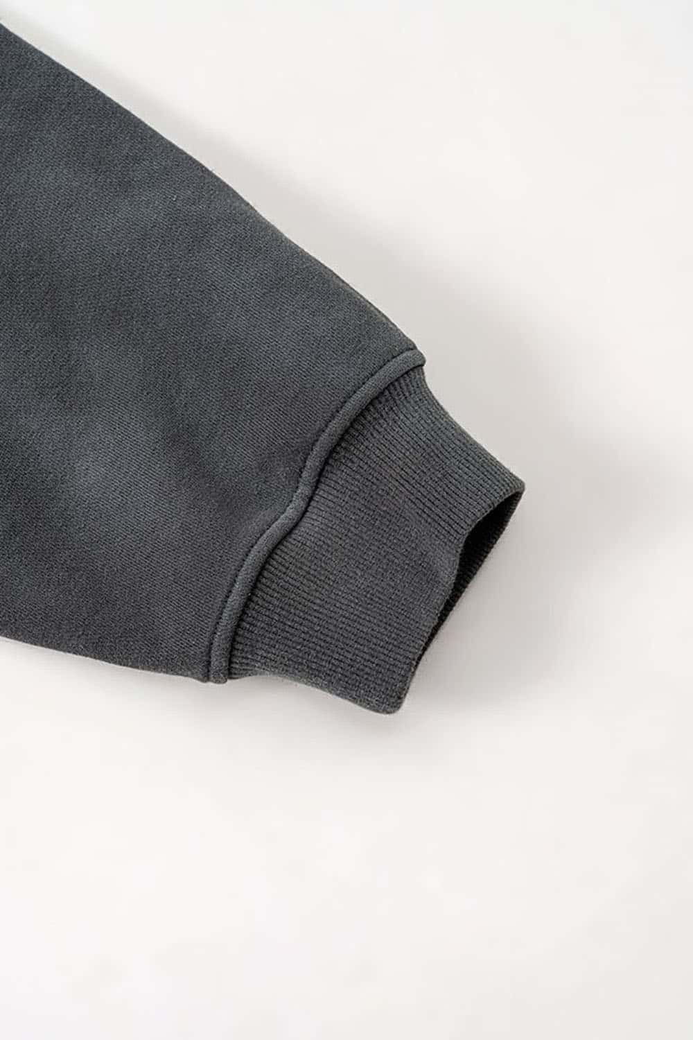 Vintage Metal Rock Distressed Washed Loose Hoodie