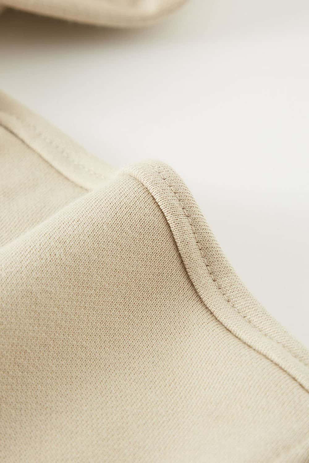 Heavyweight Terry Cloth Hoodie - Solid Color Trendy Outfit