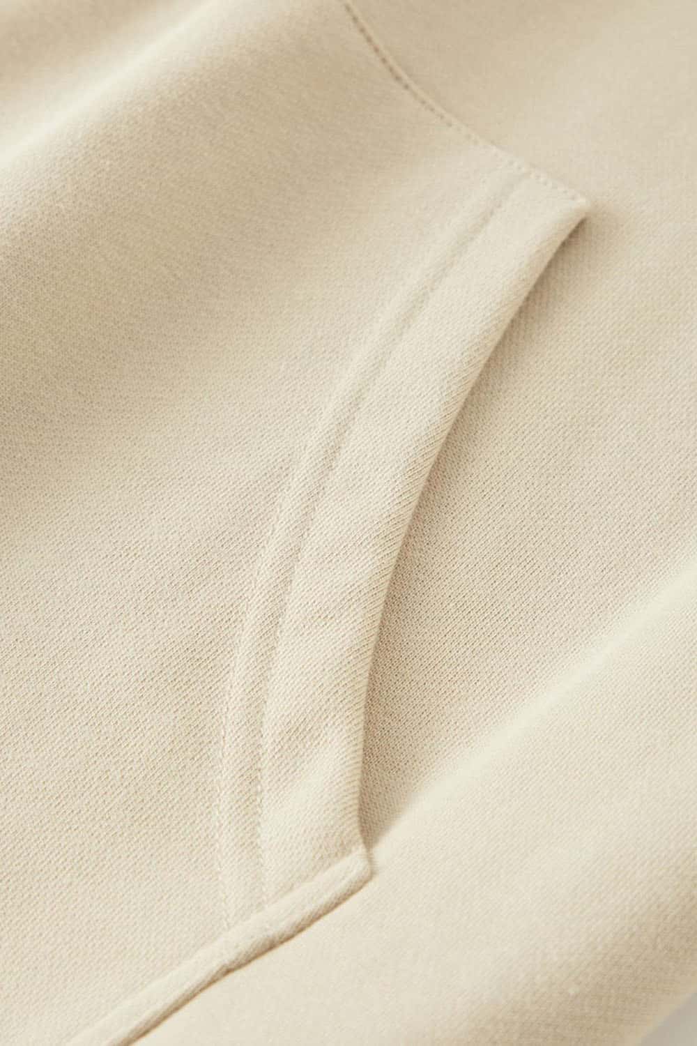 Heavyweight Terry Cloth Hoodie - Solid Color Trendy Outfit