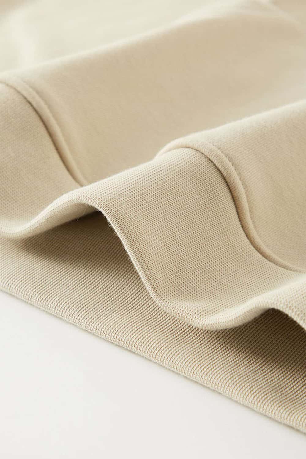 Heavyweight Terry Cloth Hoodie - Solid Color Trendy Outfit