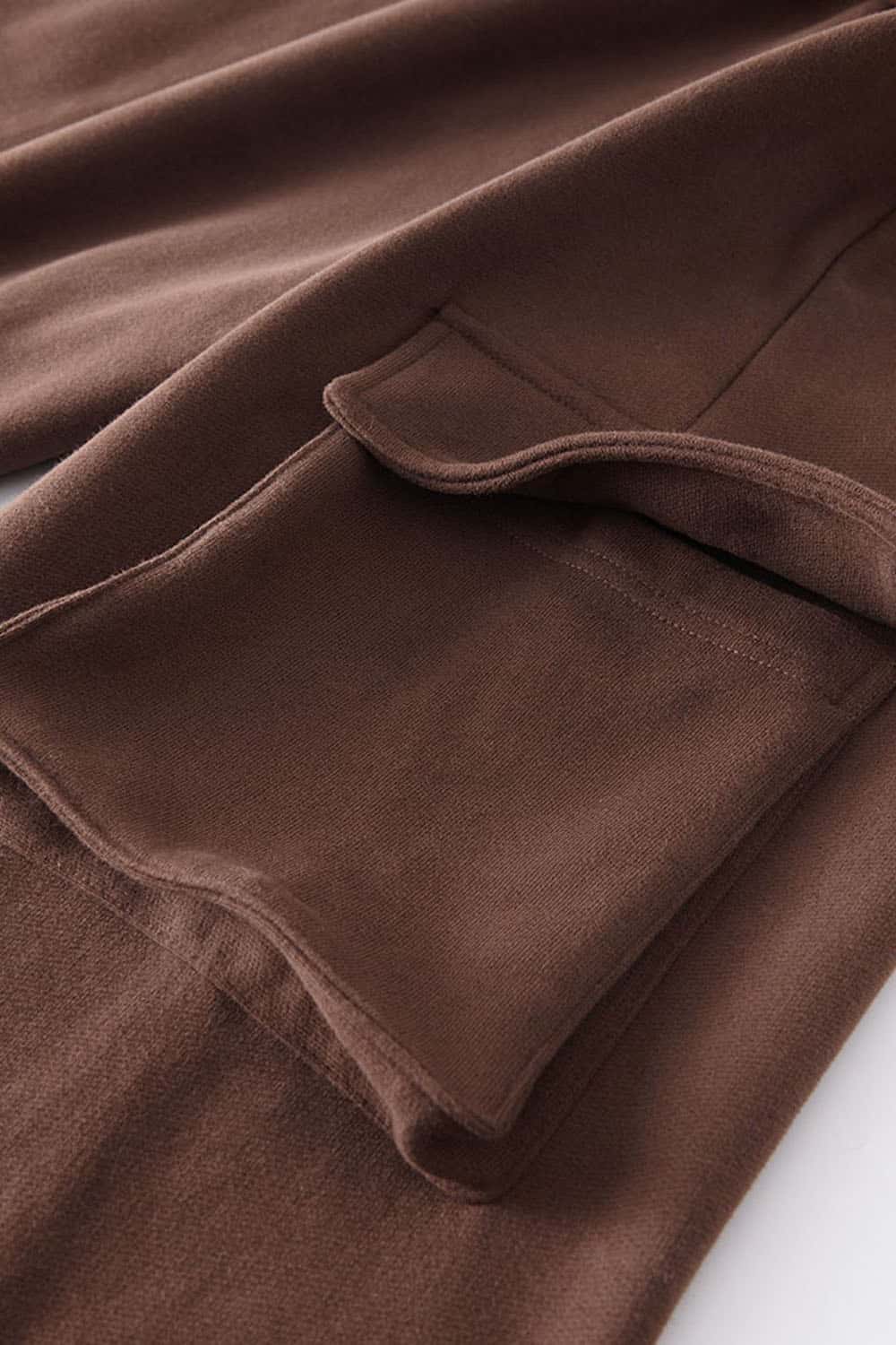 Men's Fleece-Lined Utility Joggers - Casual Loose Fit Cargo Sweatpants