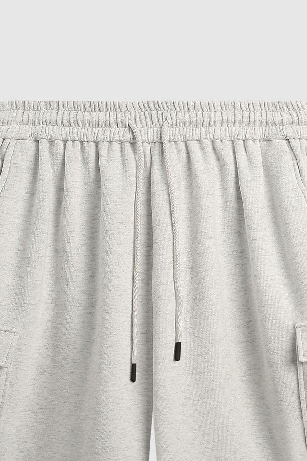 Men's Brushed Fleece Hip-Hop Shorts with Multiple Pockets