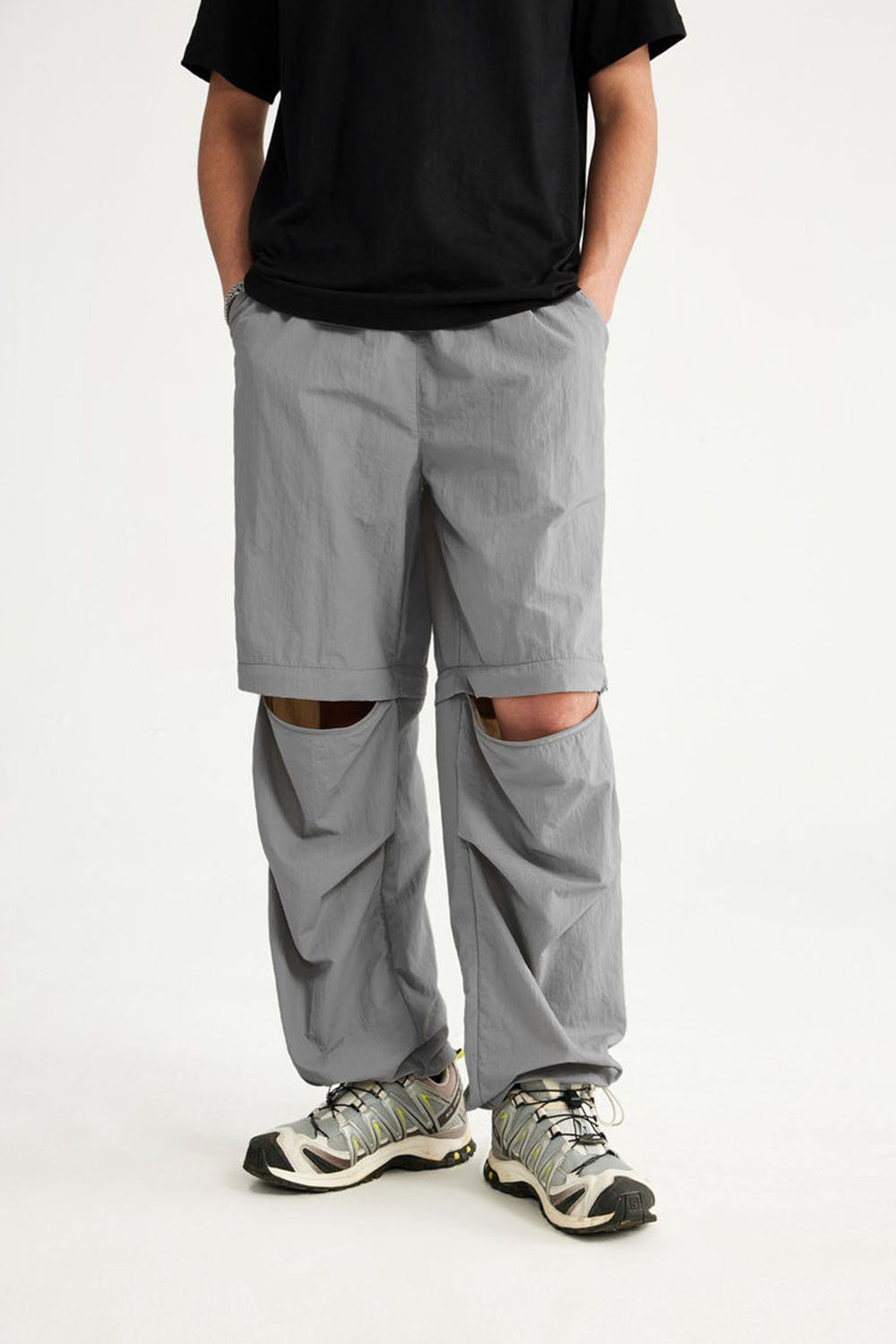 Convertible Wide-Leg Pants: Versatile, Waterproof Casual Wear