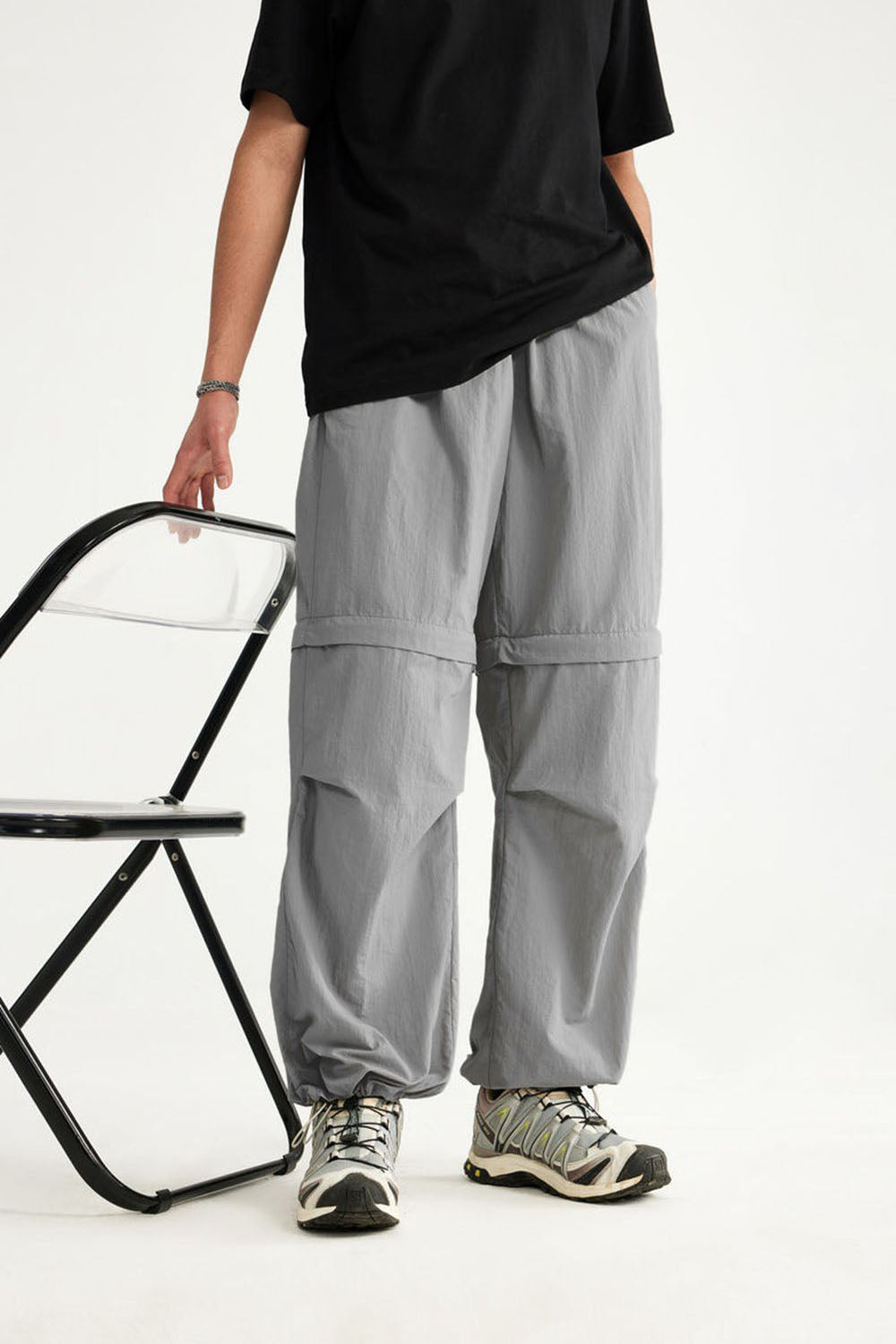 Convertible Wide-Leg Pants: Versatile, Waterproof Casual Wear
