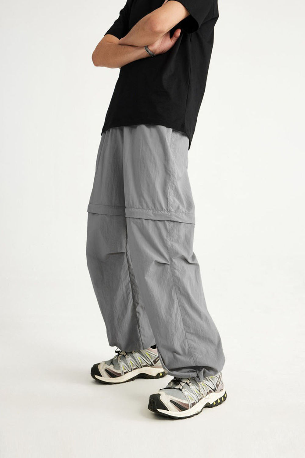 Convertible Wide-Leg Pants: Versatile, Waterproof Casual Wear