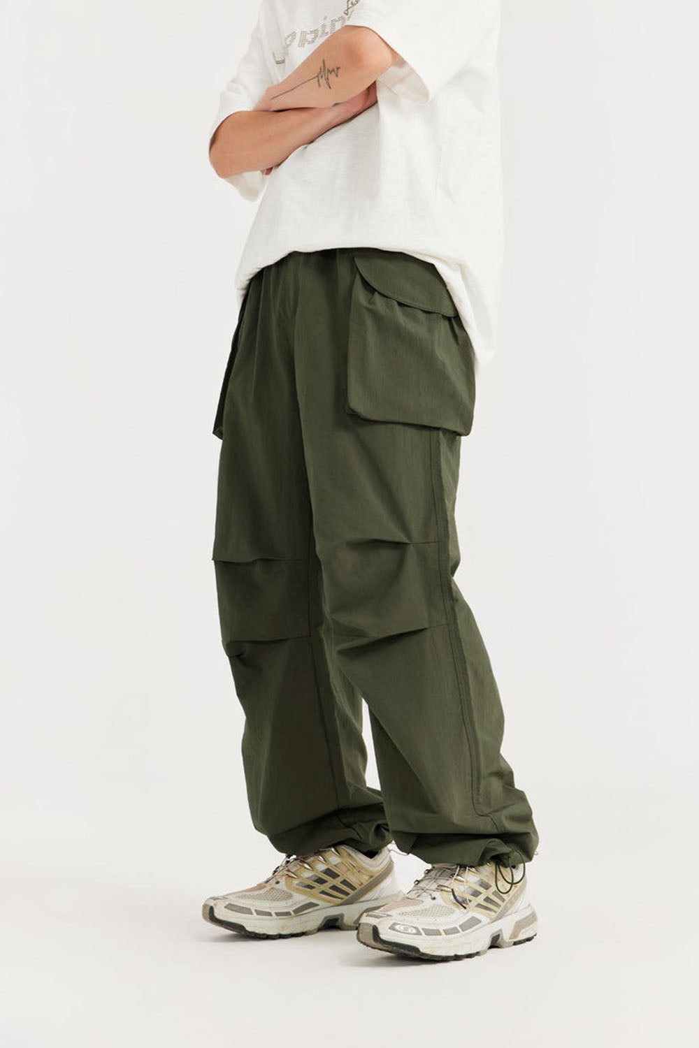 Moisture-Wicking Climbing Pants: Outdoor Long Cargo Style, Loose Fit