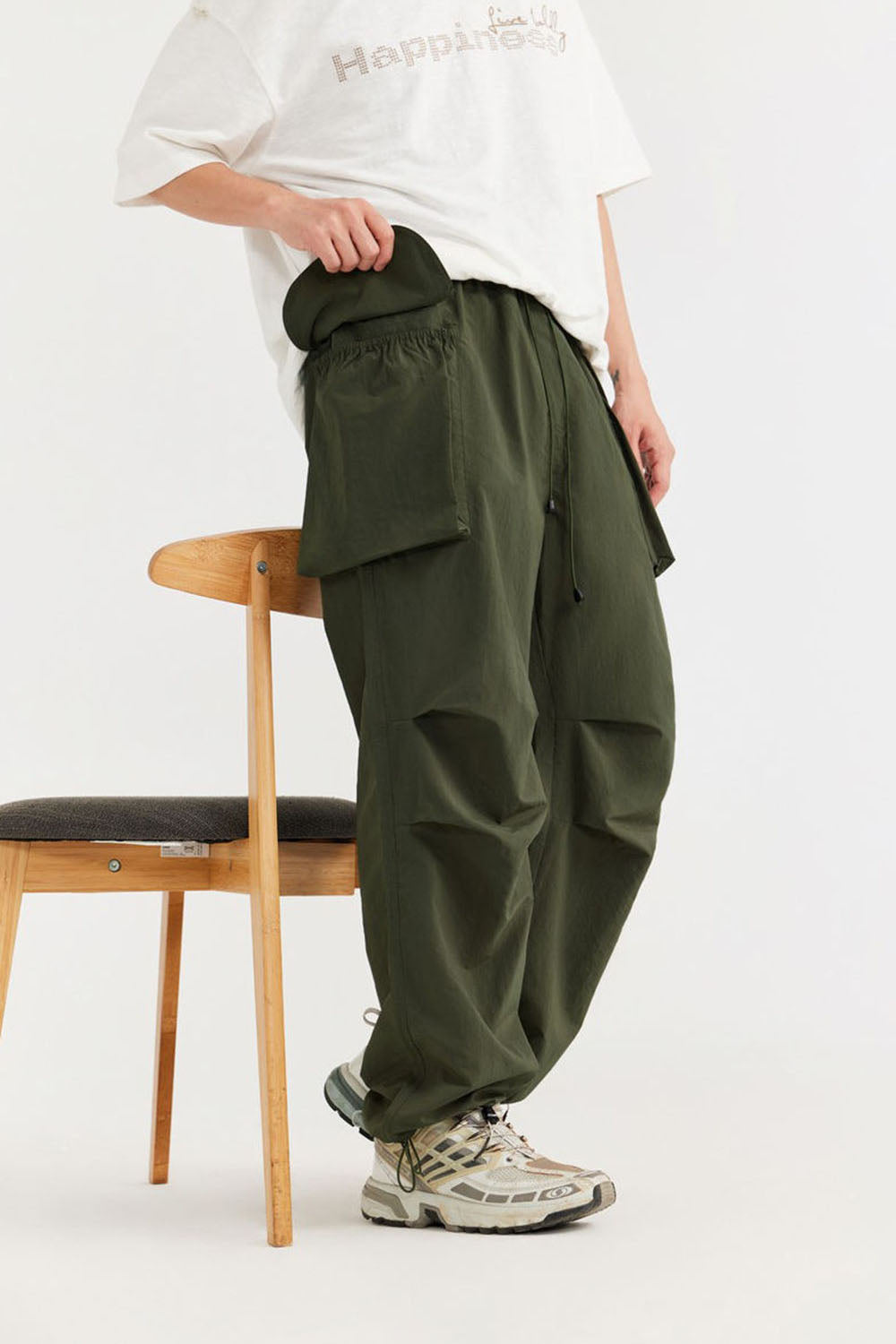 Moisture-Wicking Climbing Pants: Outdoor Long Cargo Style, Loose Fit