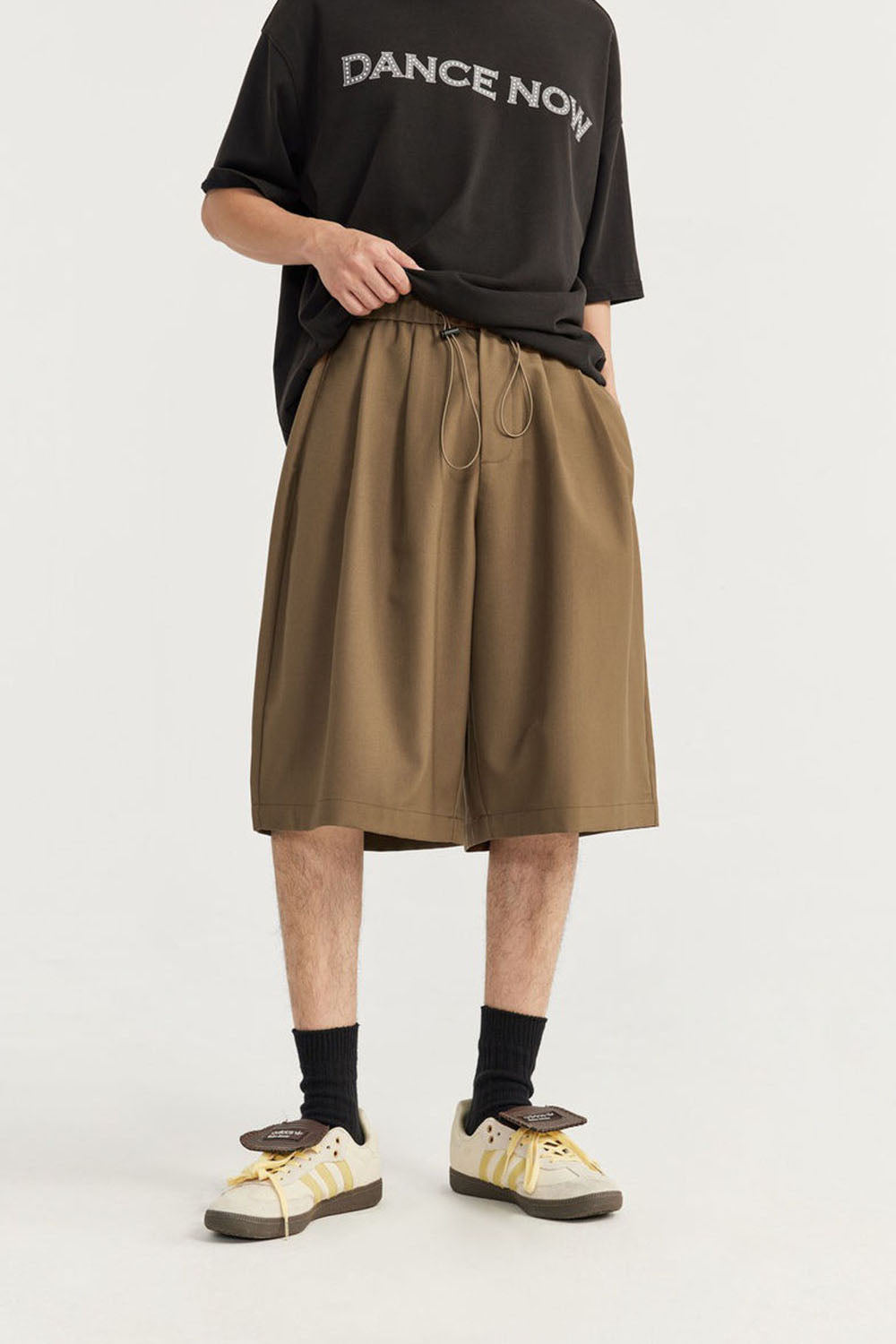 Men's Bermuda Suit Shorts Casual Loose Fit