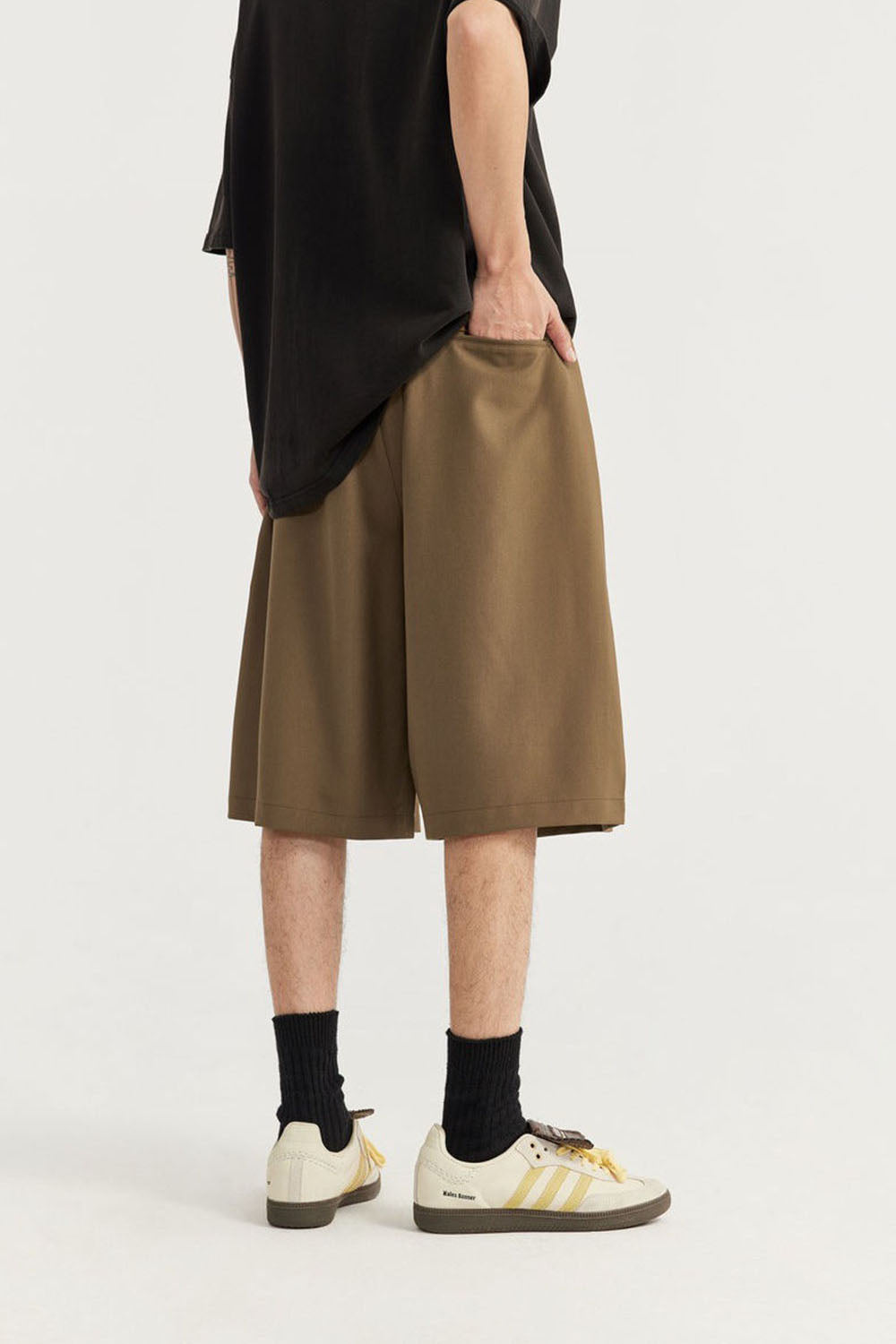 Men's Bermuda Suit Shorts Casual Loose Fit