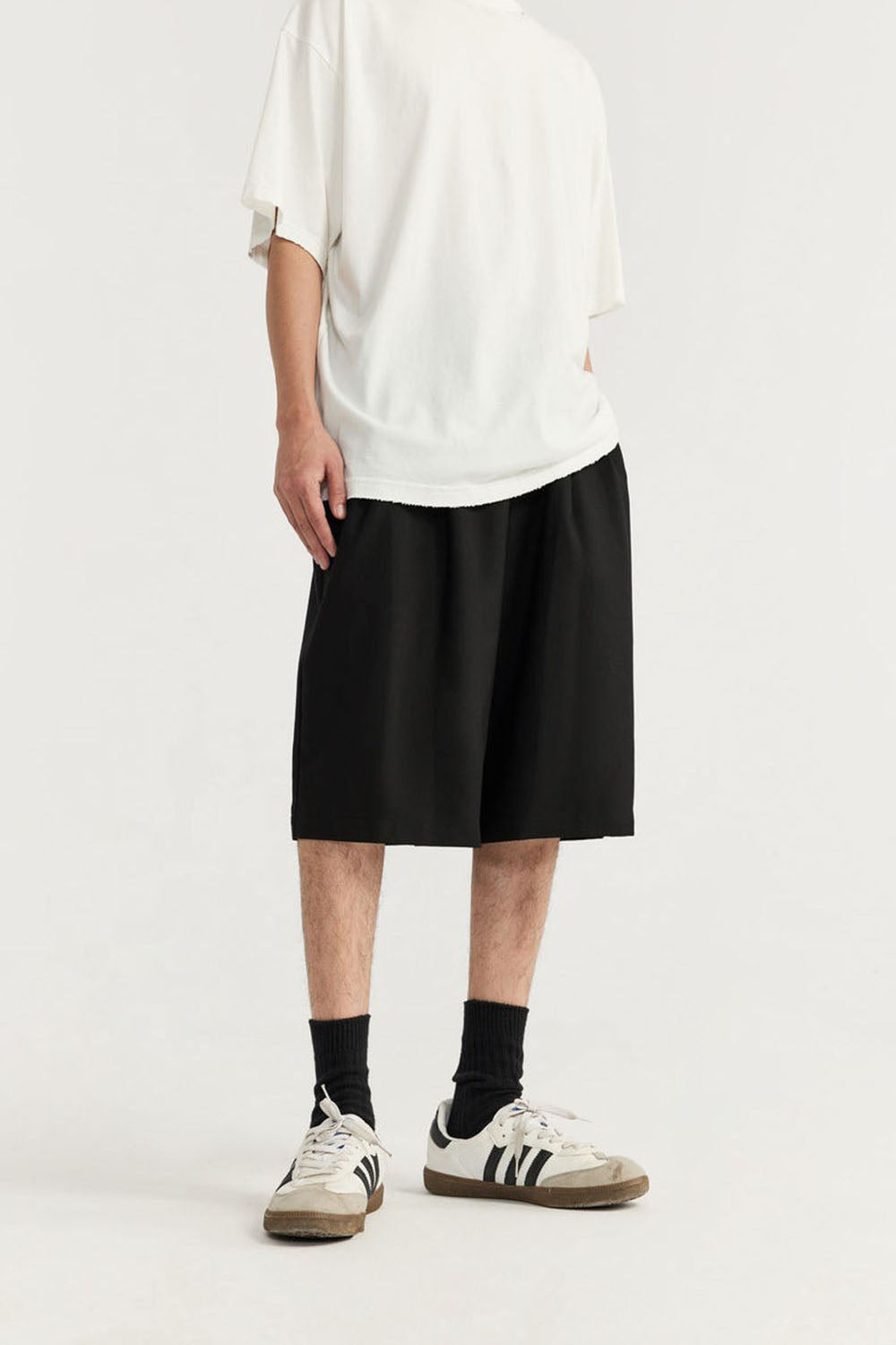 Men's Bermuda Suit Shorts Casual Loose Fit