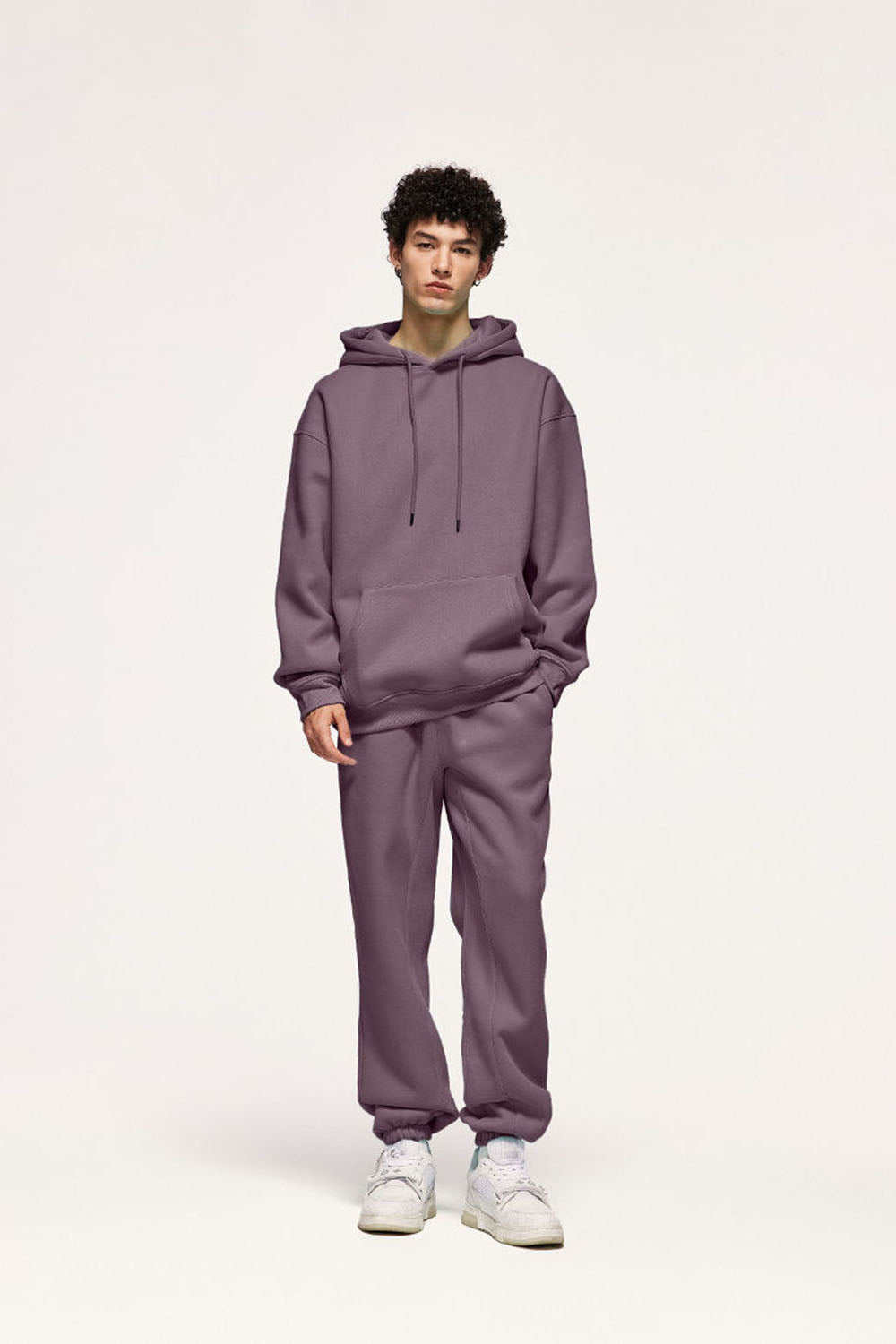 Unisex 350g Heavyweight Fleece-Lined Multi-Color Joggers Casual Pants